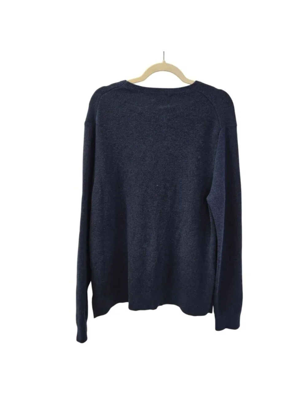 Lands' End Wool & Viscose Blend Crewneck Sweater Size Large